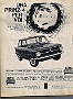 Una pubblicitá d´epoca trovata su '' Quattroruote'' del 1963. Notate le vetture targate Pd.  (pETER mEL)